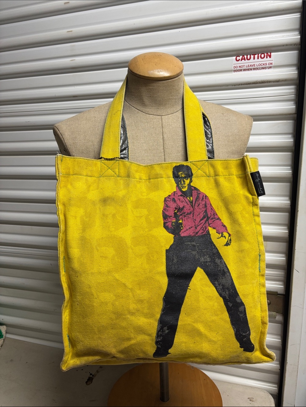 Andy Warhol "Elvis Presley" canvas tote bag